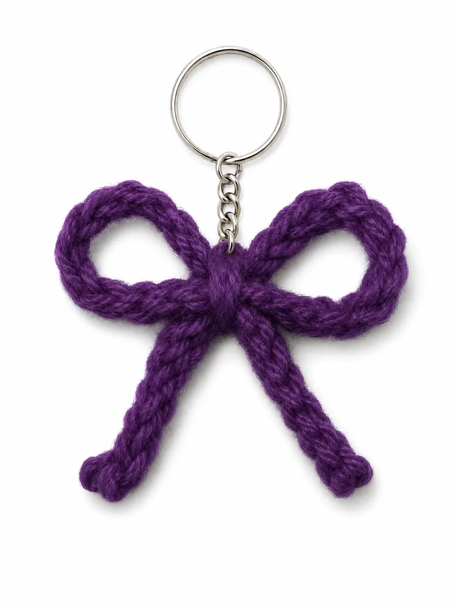 Chaveiro Laço — Roxo