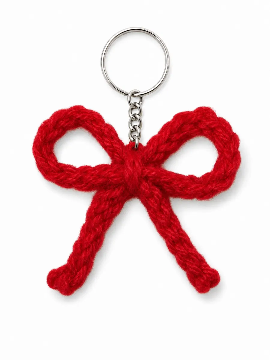Chaveiro Laço — Vermelho