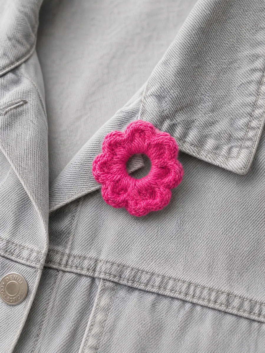 Pin Flor — Rosa
