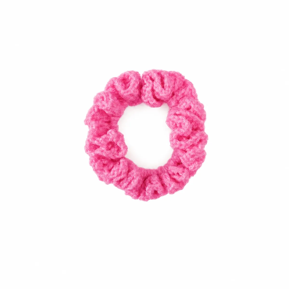 Elásticos de Cabelo (Scrunchies) — Rosa