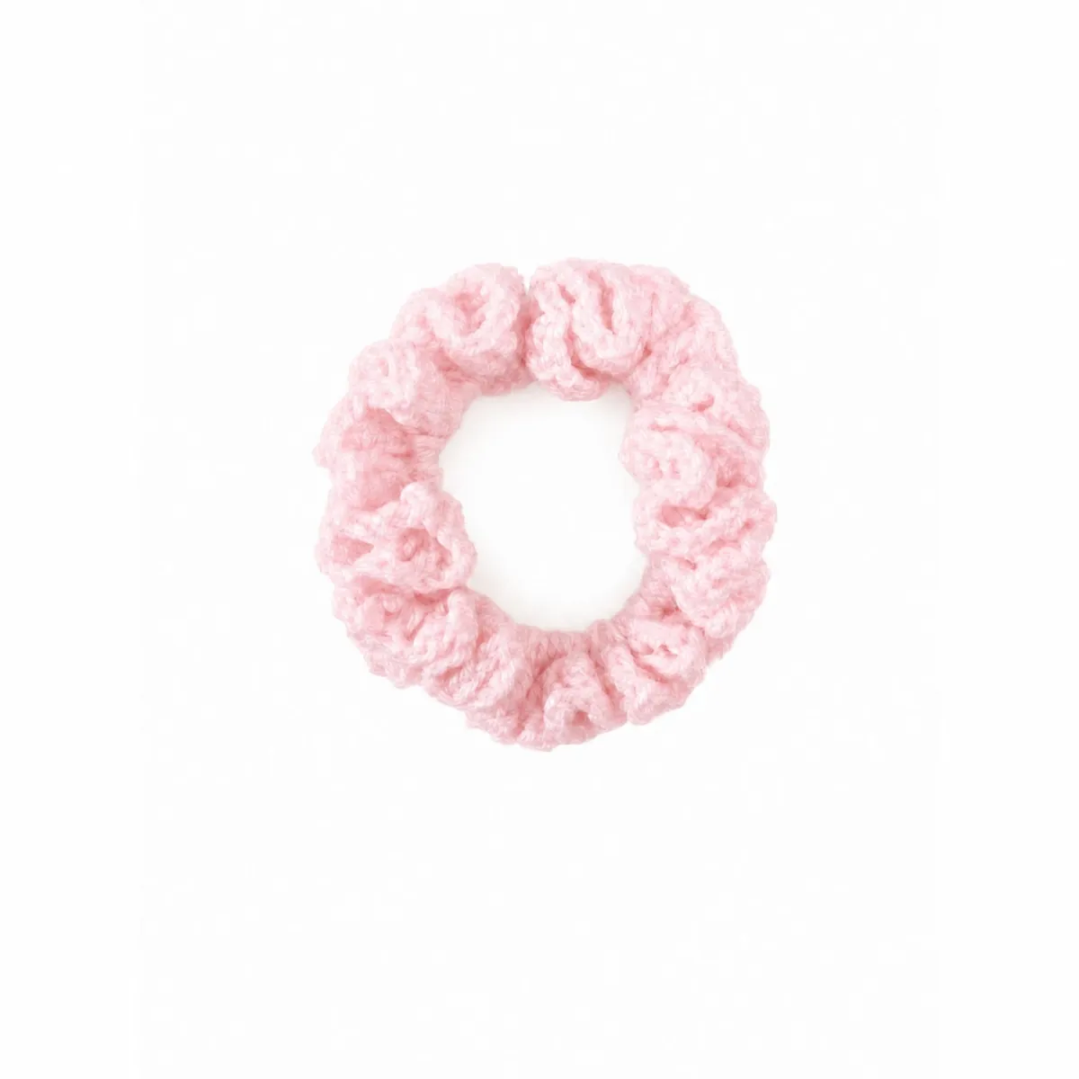 Elásticos de Cabelo (Scrunchies) — Rosa Claro