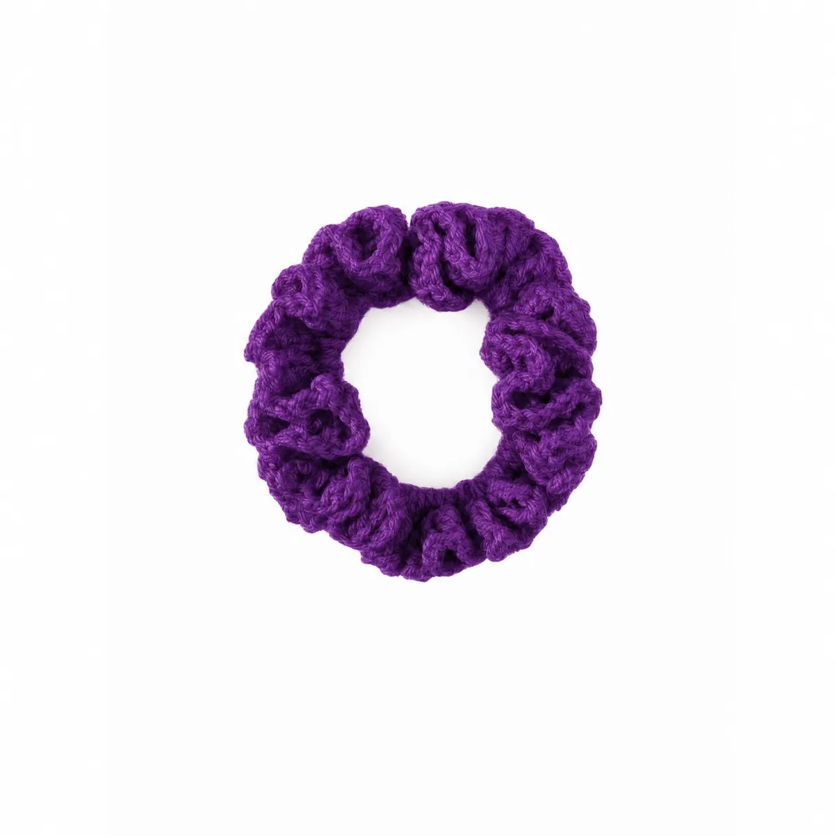 Elásticos de Cabelo (Scrunchies) — Roxo