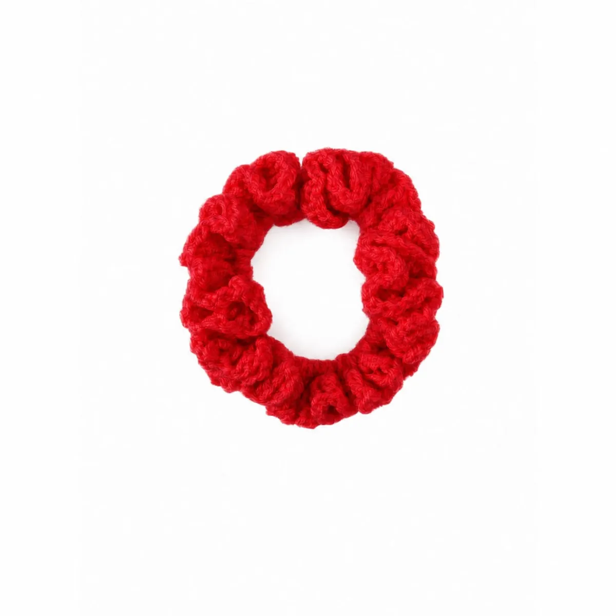 Elásticos de Cabelo (Scrunchies) — Vermelho